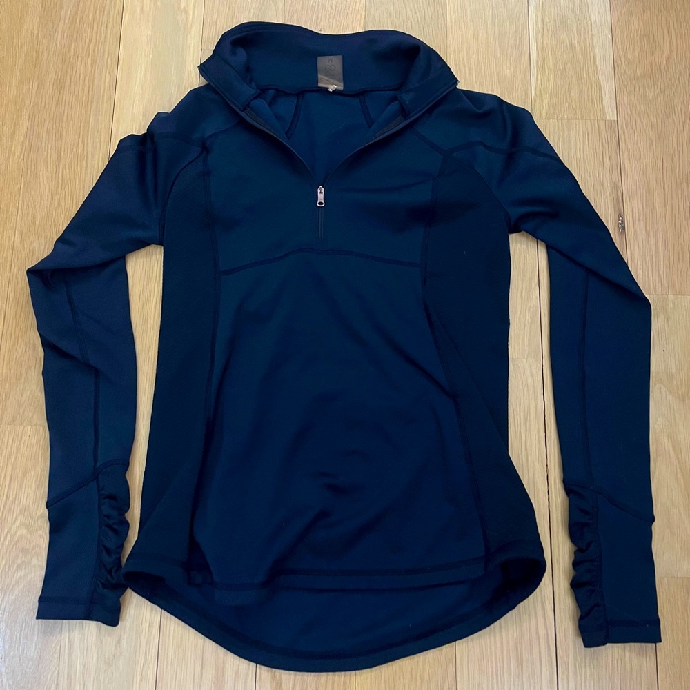 Navy Calia Quarter Zip. Size Medium.